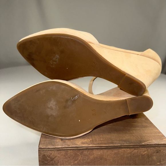 Vintage By Jeffrey Campbell Tatum Cream Python Wedges Heels Size 8.5 - Picture 6 of 11
